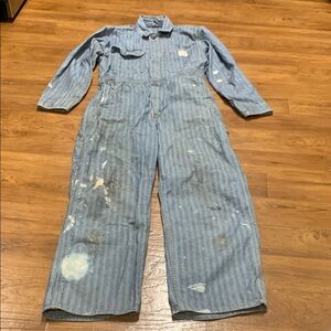Vintage Big Mac Denim Coveralls 36S Jumpsuit Penneys